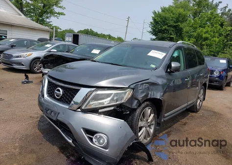 2016 Nissan Pathfinder Platinum из США, поврежденный, VIN 5N1AR2MM8GC644174